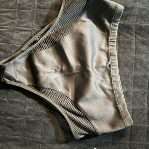 Black Mesh Bikini Bottom